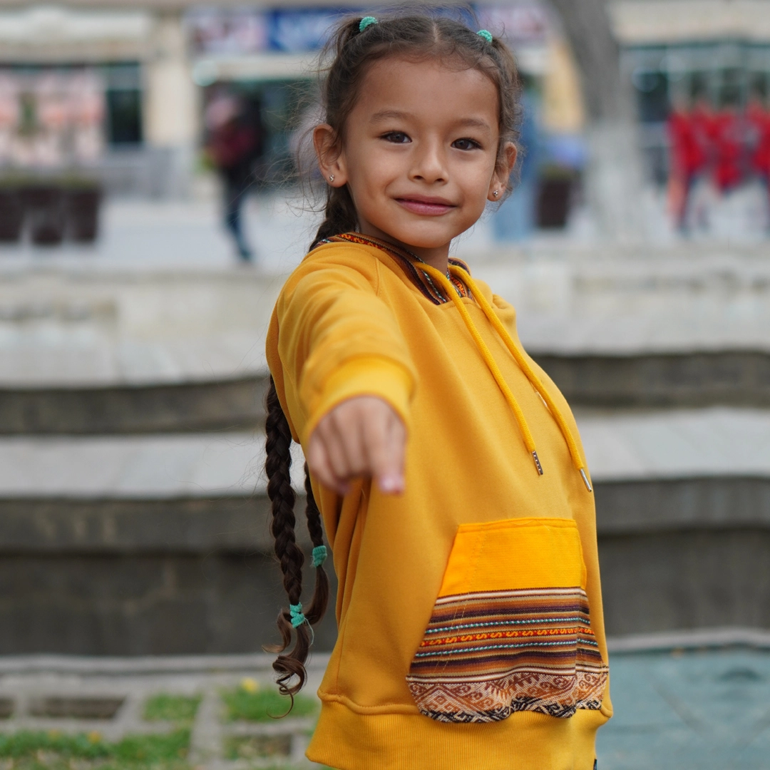 Polera Vangers Andina Niño Mostaza