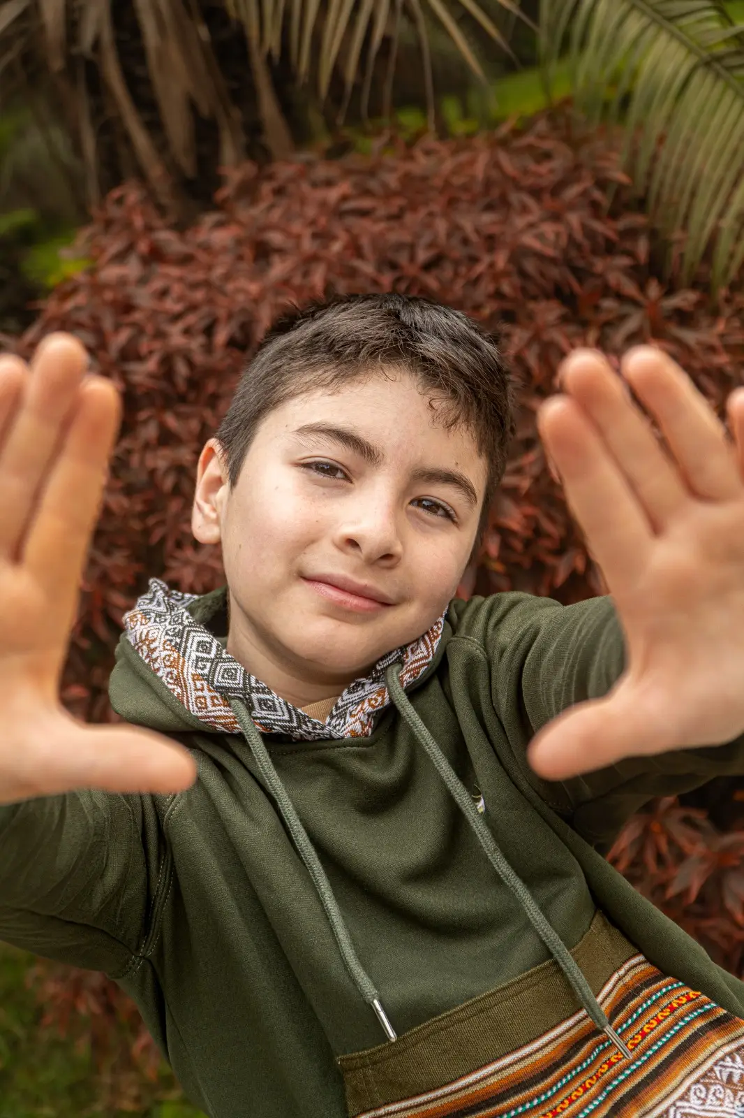 Polera Vangers Andina Niño Verde
